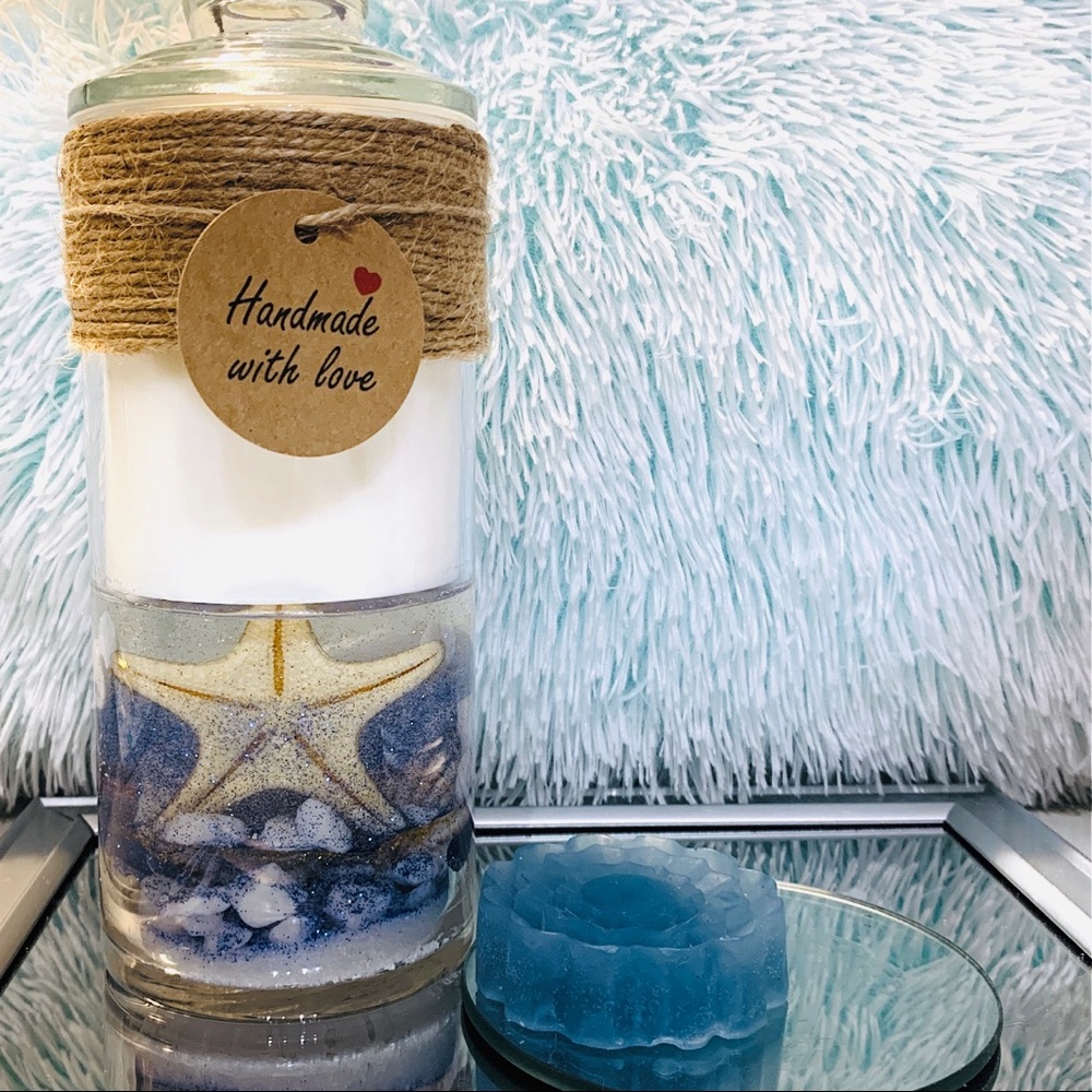 Homemade candle and jar design